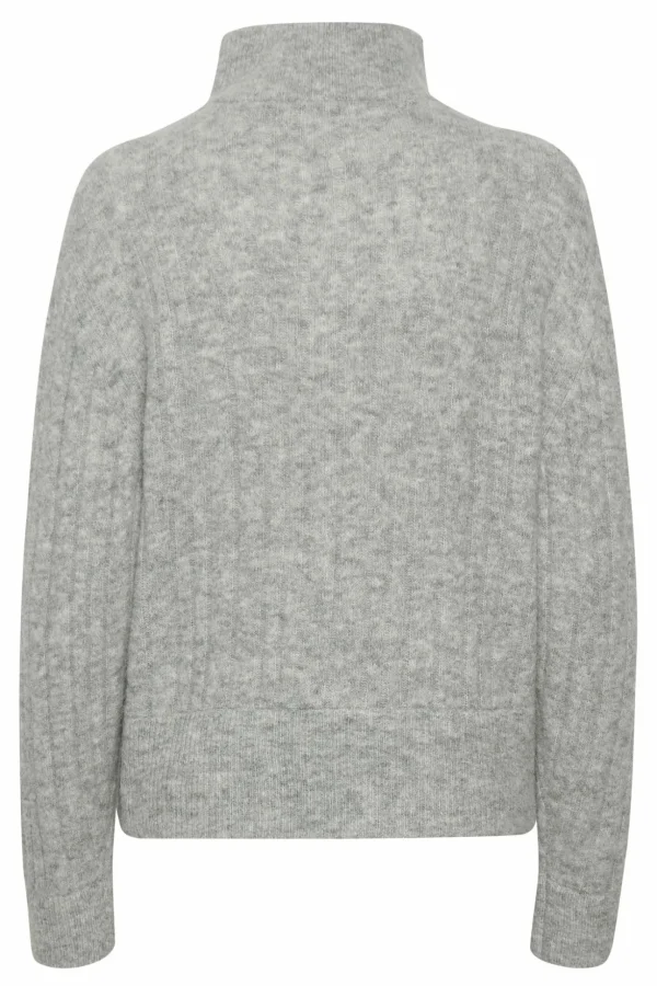 Alphagz R Zipper Strikket Pullover>Gestuz Clearance