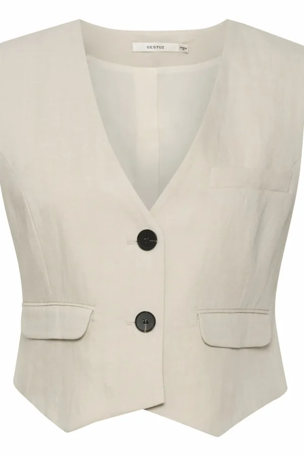 Malougz Lin Vest>Gestuz Fashion